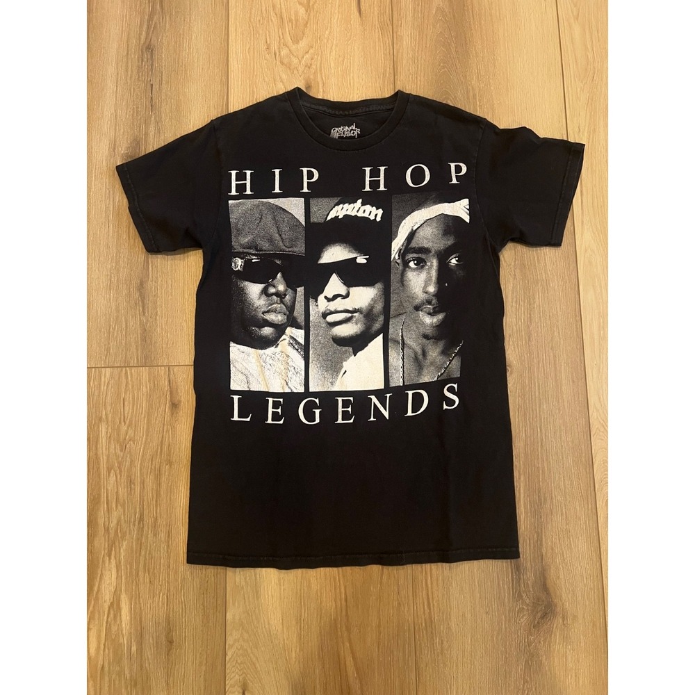Vintage Hip Hop Legends T shirt Biggie 2Pac Tupac Eazy E 2013 Size Small